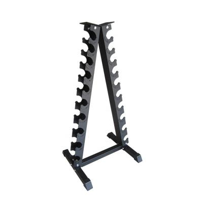 China Modern Commercial Gym Equipment Fitness Used 10 Pair Vertical Dumbbell Rack for sale