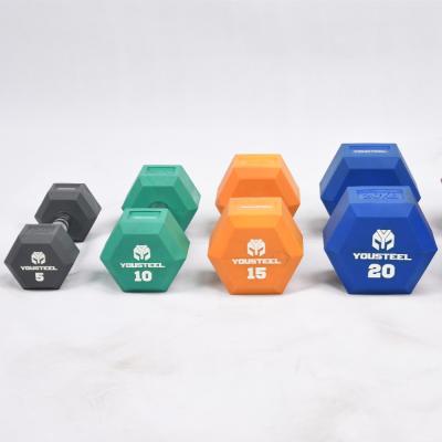 China Factory Supply Universal Hex Dumbbell Colorful Set for sale