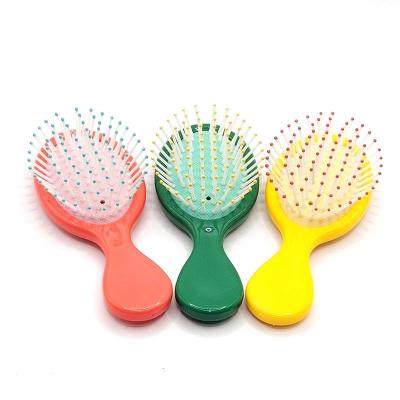 China Travel Women Girl Lady Styling Hair Brush Hairdressing Comb Multicolor Kids Candy Color Cushion Massage Comb for sale