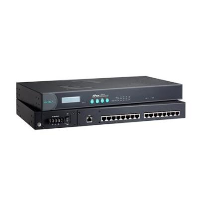 China MOXA NPort 5650-16 Device 16 RS-232/422/485 port rackmount server with RJ45 connectors and 100 to 240 VAC power input NPort 5600 Series for sale