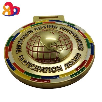 China China Customizable Xinyihong 3D And Die Cast Earth Model Zinc Alloy Medals for sale