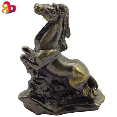 China Indoor Antique Angel Figurine China Customs Lead Tin Alloy 3D Wonder Horse Bronze Statues for sale