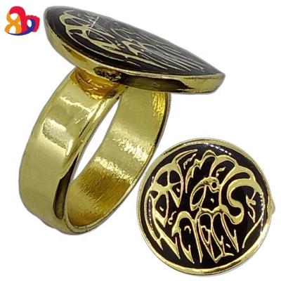 China China Xinyi Hong Promotion Wholesale Custom Collection Plating Big Men's Zinc Alloy Ring for sale