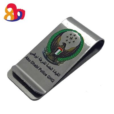 China Wholesale Custom Small Wallet China Metal Money Clip Custom Logo for sale