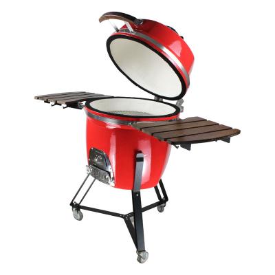 China Auplex Japanese Kamado Grills Adjustable Size 22 Inches, Ceramic Charcoal Kamado BBQ Grill, BBQ Kamado Grill for sale