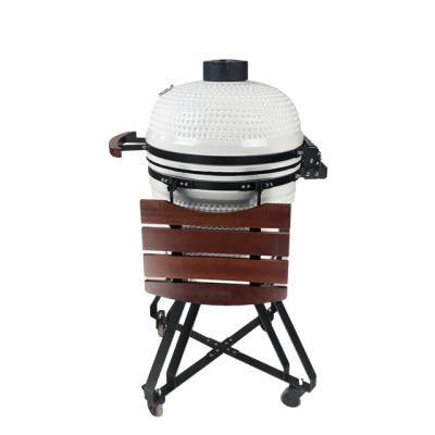 China Auplex Homeused Height Adjustable Kitchen BBQ Grill Outdoor Ceramic Kamado Charcoal for sale