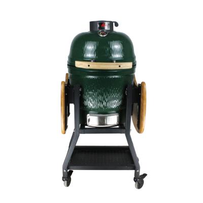 China LARGE Adjustable Size Kamado Ceramic BBQ Charcoal Grill for sale