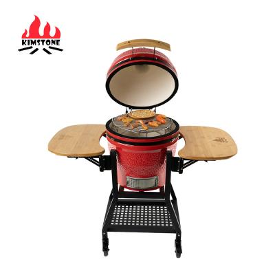 China Adjustable Height Steel Kamado Kamado Grill Wholesale Luxury Fujian Japanese Barbacoa Household Charcoal Cast Iron De 18 De Cermica Auplex Outdoor for sale