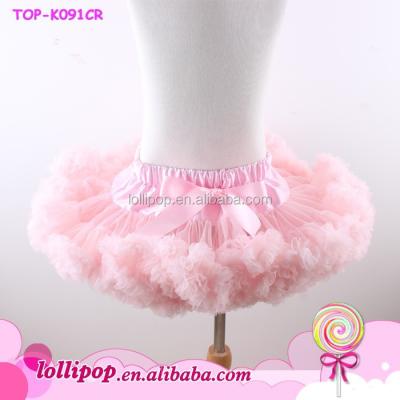 China New Baby Kids Girls Breathable Tutu Girls Solid Pink Pettiskirt Princess Skirt for sale