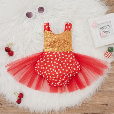 China Jumpsuit 0-24M Infant Newborn Baby Girl's Valentines Day Outfit Jumpsuit 0-24M Infant Newborn Baby Girl's Valentines Day Outfit Jumpsuit Sunsuit Overalls Sunsuit Jumpsuit Tutu Romper Smash Cake Outfit Dress tutu romper smash cake outfit for sale