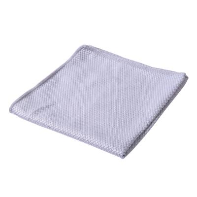 China Sustainable Lint Free Household Cleaning Eco Friendly Microfiber Glass Cleaning Cloth for sale