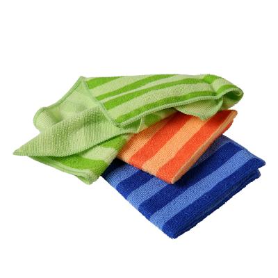 China 100% Sustainable Polyester Cation Ribbed Microfiber Fabric Beach Towel Bath Towel for sale