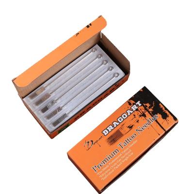 China Dragoart Permanent Tattoo Equipment 1218RL Tattoo Needle Sterilized Premium Stainless Steel Needle for sale