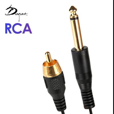 China Wholesale Tattoo Pen Clip Cord RCA 2.5m Tattoo Staple Cord Tattoo Tattoo Supply for sale