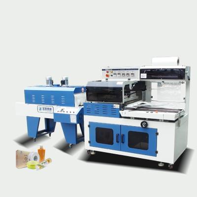 China CLOTHING Plastic Bottles, Cans, Book L Bar Heat Sealing And Cutting Machine L Bar Shrink Paper Packaging Sealer for sale