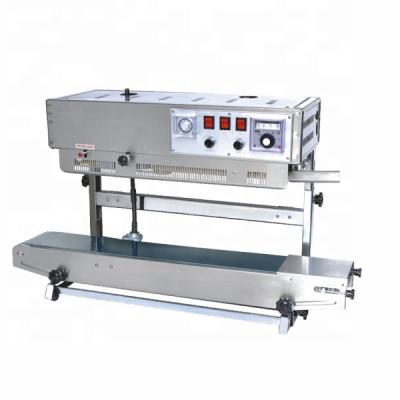 China With Counting Devices Vertical Continuous Kraft Paper Bag Sealing Rice Bag Sealing Machine for sale