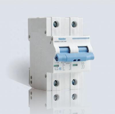 China Miniature circuit breaker Ndb6-125c 1p 15ka by Nader NDB6-125C for sale