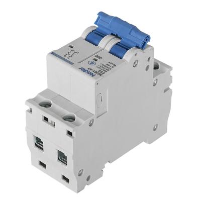 China Mini Miniature Circuit Breaker 63a-2p Switch Isolation by Nader NDB1 Series for sale