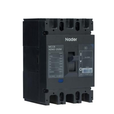 China Mccb Ndm2-250c Molded Nader NDM2-250C P/3 Distribution Type Case Circuit Breaker for sale