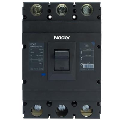 China Mccb Ndm2-630c 3p 35ka Ac415v Molded Nader NDM2-630C P/3 Distribution Type Case Circuit Breaker for sale