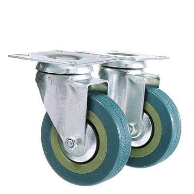 China Industrial 125mm trolley caster wheels and table legs with caster for medical caster for sale