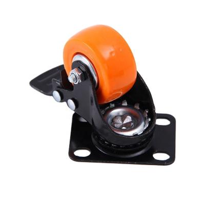 China Industrial Office Furniture Swivel Caster With Brake Chair Wheels for sale