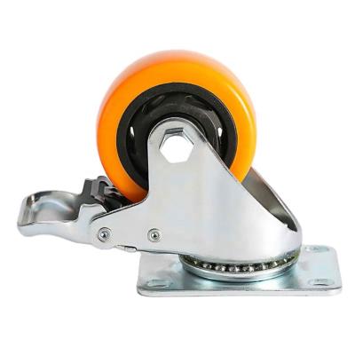 China Other Low Price Durable 3/4/5 Inch Furniture Equipment Medium Duty PVC Caster Wheel for sale