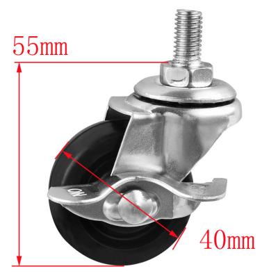 China Industrial cheap price silent wheelrubber caster wheel made in china for sale