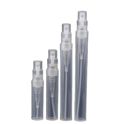 China Personal Care Factory OEM Pen Type 2Ml 3Ml 4Ml 5Ml Mini Size Frosted Perfume Plastic Bottle for sale