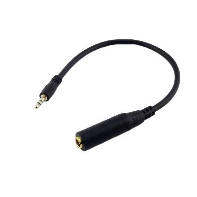 China Multimedia 3.5mm Stereo Jack Guitar Patch Cable 6.35mm for sale