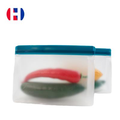 China Contemporary Reusable Food Grade Sandwich Bag PEVA Snack Storage Bags With Recycle for sale