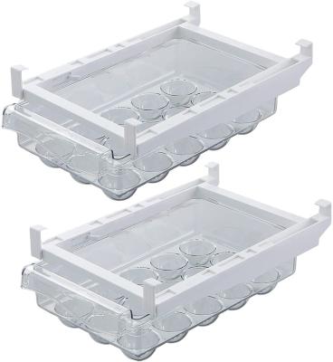 China Minimalist 2-Pack Organizer, Total Egg Fridge Stores 30 Eggs for sale