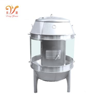 China Hotel / Restaurant Kitchen 20-Year Maker Tempered Glass Charcoal Baking Oven Duck Roaster for sale