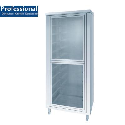 China Hotel / Service Tray Trolly Cabinet, Custom Restaurant Kitchen / Hospital / School Fast Food Restaurant Sideboard With Viewable Doors for sale