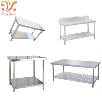 China Easily Assembled Hot Sale Kitchen Equipment Stainless Steel Work Table For Restaurant for sale