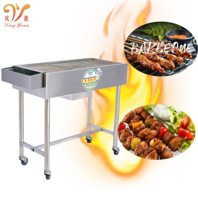 China Folding Mobile Outdoor Camping Stainless Steel Charcoal BBQ Grill Machine for sale