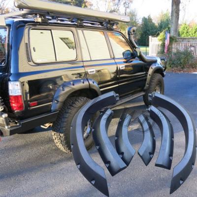 China For ABS lc80 Wheel Arch Cover Tim For Land Cruiser LC80 FJ80 Fender Flare Kit for sale