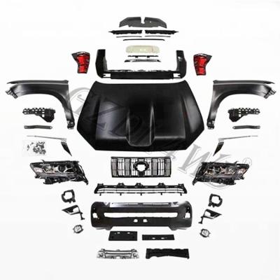 China Plastic PP Car Conversion Kit Front Bumper Kit For Land Cruiser Prado Fj150 LC150 2018+ Upgrade Body Kit for sale