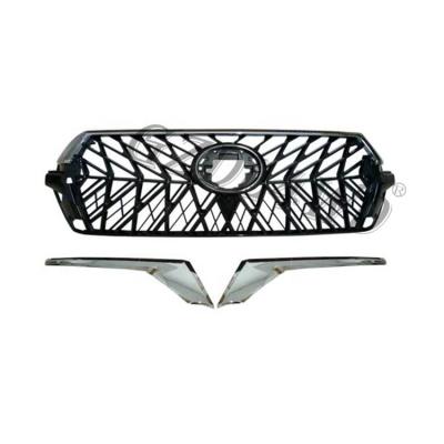 China With ABS Plastic Car Front Grille Fit Land Cruiser Prado 2016+ Matte Black 200 Series Fj200 for sale