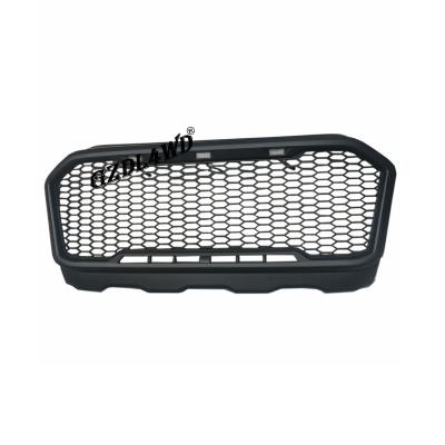 China Front Bumper Grill Guard With LED DRL Pickup Car Parts Full Mesh Grill For Ranger T7 Grill for sale