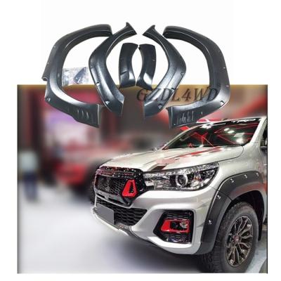 China ABS 4x4 Auto Car Parts Fender Flare For Hilux Revo Rocco 2018 for sale