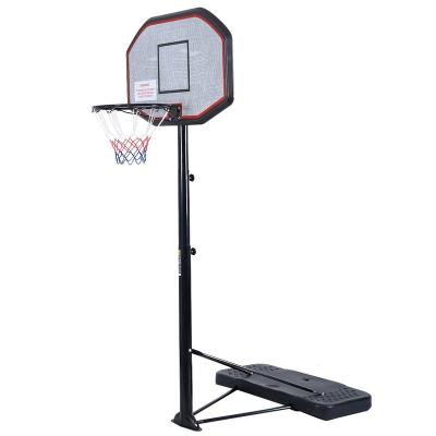 China PE Factory Outlet 109*3cm Adjustable Height Solid Ramotable Portable Basketball Hoop for sale