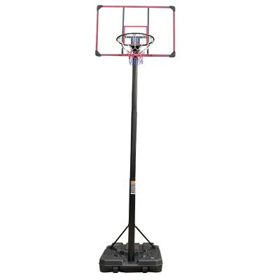 China Outdoor PE Youth 10 Feet Goal Hoop Basketball Base Backboard Ball Basket On Wheels for sale