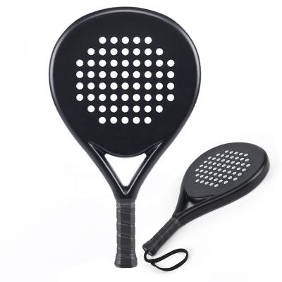 China Custom Carbon Fiber New Arrival Pattern Diamond Shape Spain Pop Paddle Tennis Rackets for sale