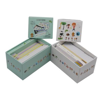 China Wholesale fruit and vegetable kids flash card paper printing for sale