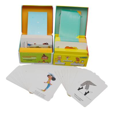 China Custom Child Paper Education Flash Card Deck for sale