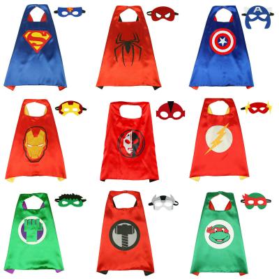 China Fashional Kids Party Supplies Boys Cape and Eye Mask Halloween Cape and Eye Mask for sale