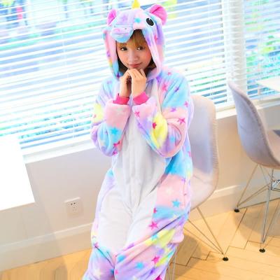 China Thermal Women's Onesie Halloween Animal Party Costume Flannel Pajamas Lady Woman Sleepwear for sale