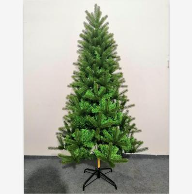 China New Design 180cm Christamas Home Decoration PE Christmas Leaf Mixed Simulation Tree Artificial Christmas Tree Sale for sale