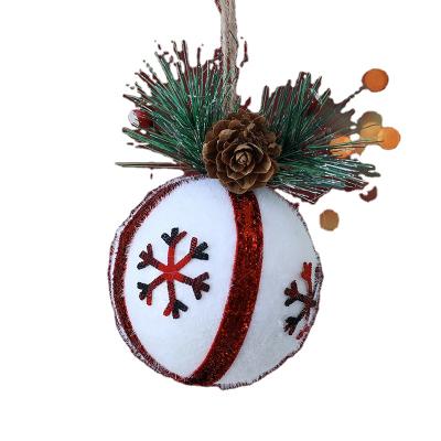 China Eco - Friendly Christmas Decoration 8cm Ball 3pcs Christmas Ball for sale